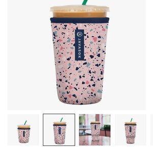 Bundle Sok It JavaSok - Pink Terrazzo Pattern Beverage Cooler